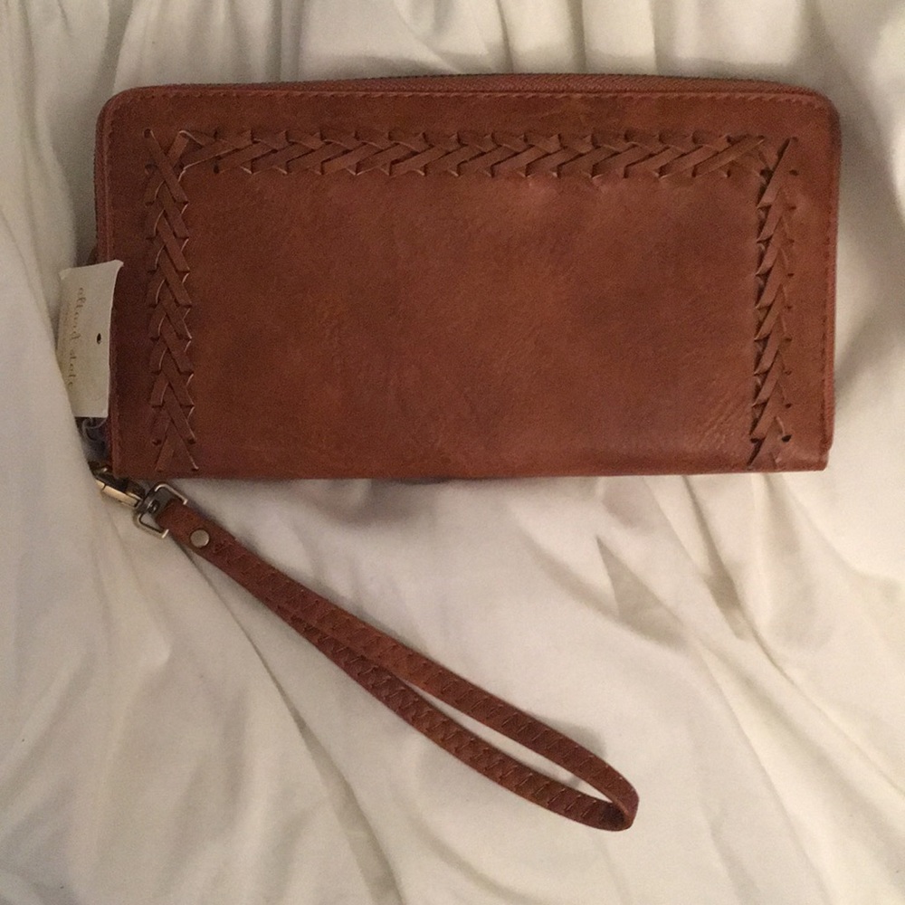 New With tags Altard state brown wallet wristlet